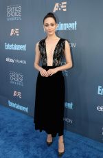 EMMY ROSSUM at 22nd Annual Critics