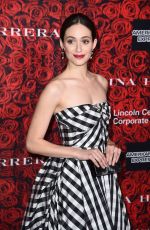 EMMY ROSSUM at An Evening Honoring Carolina Herrera at Alice Tully Hall in New York 12/06/2016