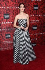 EMMY ROSSUM at An Evening Honoring Carolina Herrera at Alice Tully Hall in New York 12/06/2016