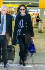 EMMY ROSSUM at JFK Airport in New York 12/03/2016