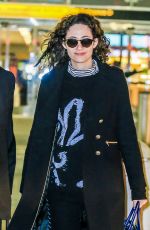 EMMY ROSSUM at JFK Airport in New York 12/03/2016