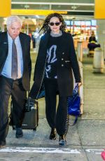 EMMY ROSSUM at JFK Airport in New York 12/03/2016
