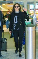 EMMY ROSSUM at JFK Airport in New York 12/03/2016