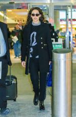 EMMY ROSSUM at JFK Airport in New York 12/03/2016