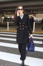 EMMY ROSSUM at LAX Airport in Los Angeles 12/07/2016