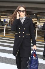 EMMY ROSSUM at LAX Airport in Los Angeles 12/07/2016