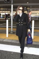 EMMY ROSSUM at LAX Airport in Los Angeles 12/07/2016