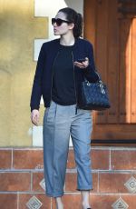 EMMY ROSSUM Leaves a Friend