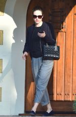 EMMY ROSSUM Leaves a Friend