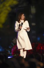 EVA LONGORIA at Obamas Light the National Christmas Tree in Washington 12/01/2016