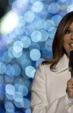 EVA LONGORIA at Obamas Light the National Christmas Tree in Washington 12/01/2016