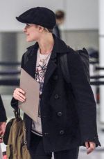 EVAN RACHEL WOOD with Her Boyfriend at Airport in Montreal 12/15/2016
