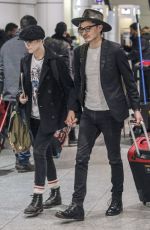 EVAN RACHEL WOOD with Her Boyfriend at Airport in Montreal 12/15/2016