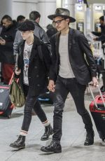 EVAN RACHEL WOOD with Her Boyfriend at Airport in Montreal 12/15/2016