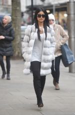 FARAH SATTUR Out for Shopping in London 12/23/2016