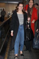 FELICITY JONES at Narita International Airport in Tokyo 12/06/2016