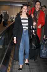 FELICITY JONES at Narita International Airport in Tokyo 12/06/2016