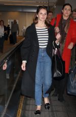 FELICITY JONES at Narita International Airport in Tokyo 12/06/2016