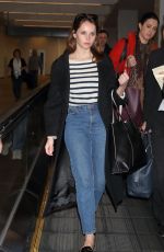 FELICITY JONES at Narita International Airport in Tokyo 12/06/2016