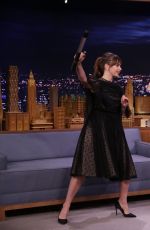 FELICITY JONES at Tonight Show Starring Jimmy Fallon in New York 11/30/2016