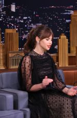 FELICITY JONES at Tonight Show Starring Jimmy Fallon in New York 11/30/2016
