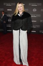 GEENA DAVIS at Rogue One: A Star Wars Story Premiere in Hollywood 12/10/2016
