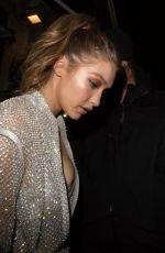 GIGI and BELLA HADID at Ferdi Restaurant in Paris 11/30/2016