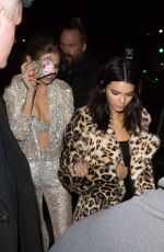 GIGI and BELLA HADID at Ferdi Restaurant in Paris 11/30/2016
