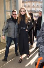 GIGI HADID Arrives at Gare Du Nord Station in Paris 12/01/2016