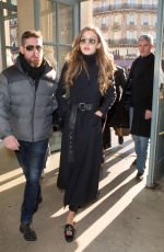 GIGI HADID Arrives at Gare Du Nord Station in Paris 12/01/2016