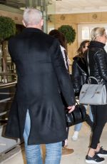 GIGI HADID Arrives at Gare Du Nord Station in Paris 12/01/2016