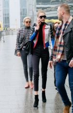 GIGI HADID Arrives at Heathrow Airport in London 12/06/2016