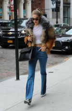 GIGI HADID Arrives at Her Hotel in New York 12/11/2016