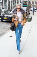 GIGI HADID Arrives at Her Hotel in New York 12/11/2016