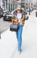 GIGI HADID Arrives at Her Hotel in New York 12/11/2016