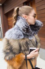 GIGI HADID Arrives at Her Hotel in New York 12/11/2016