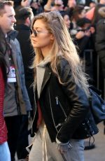 GIGI HADID at Le Grand Palais in Paris 11/30/2016