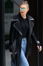 GIGI HADID Leaves Her Apartment in New York 12/08/2016 