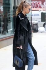 GIGI HADID Leaves Her Apartment in New York 12/08/2016 