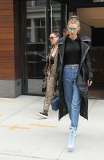 GIGI HADID Leaves Her Apartment in New York 12/08/2016 