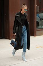 GIGI HADID Leaves Her Apartment in New York 12/08/2016 