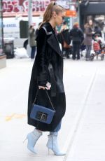 GIGI HADID Leaves Her Apartment in New York 12/08/2016 