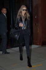 GIGI HADID Leaves Her Appartment in New York 12/12/2016