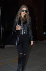 GIGI HADID Leaves Her Appartment in New York 12/12/2016