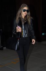 GIGI HADID Leaves Her Appartment in New York 12/12/2016