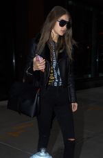 GIGI HADID Leaves Her Appartment in New York 12/12/2016