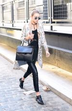 GIGI HADID Leaves Her Hotel in New York 12/12/2016