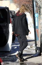 GIGI HADID Out and About in Aspen 12/30/2016