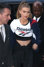 GIGI HADID Out and About in New York 12/07/2016
