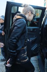 GIGI HADID Out and About in New York 12/09/2016